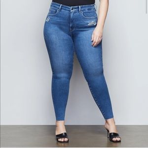 Good American Good Legs Zebra Pocket Jeans